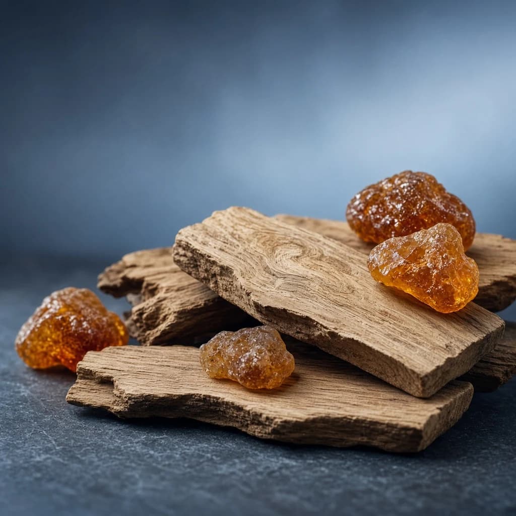 Heart notes — woodsy notes, amber