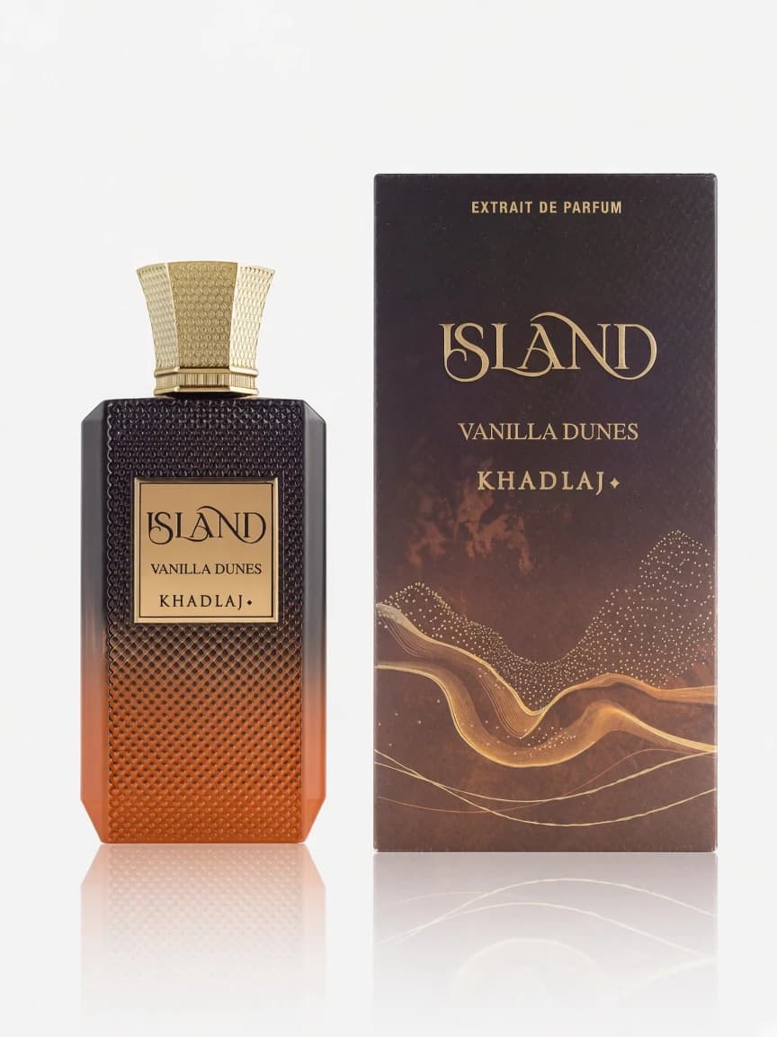 Island Vanilla Dunes bottle with official retail box