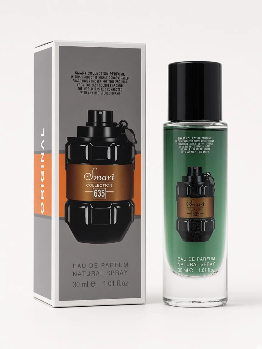 Smart Spicebomb 635 retail box and bottle