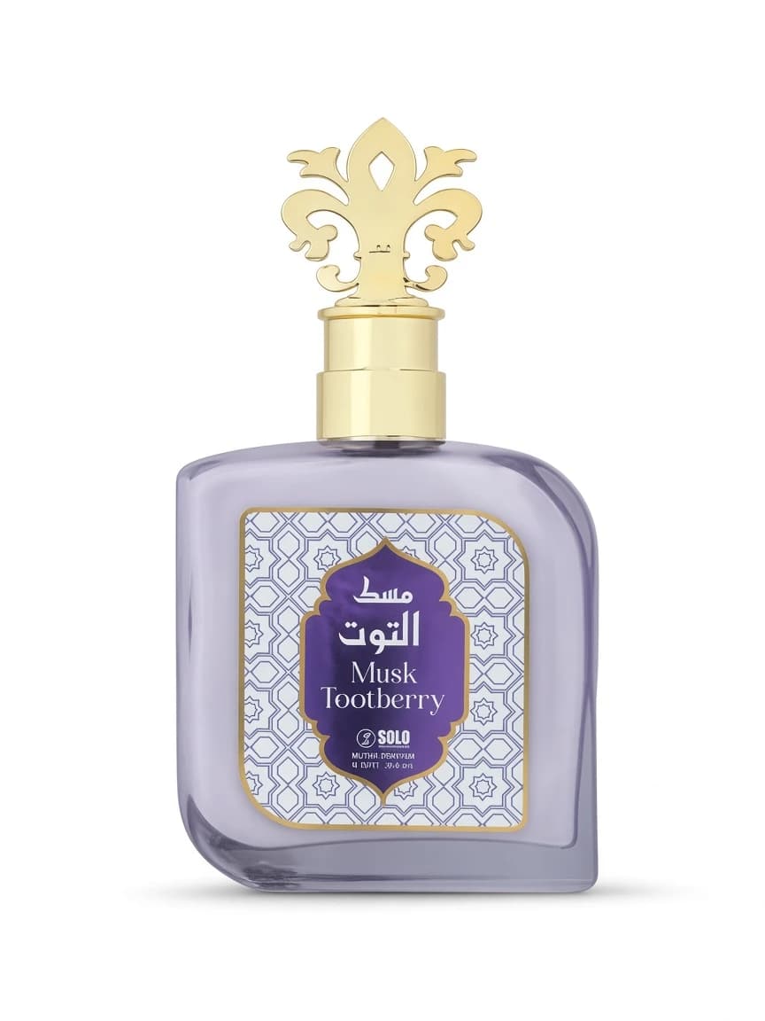 Musk Berry bottle studio hero
