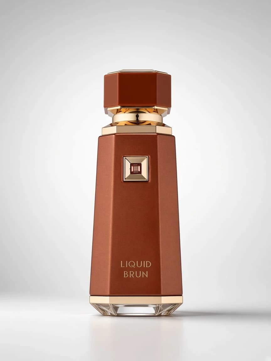 Liquid Brun bottle — studio hero
