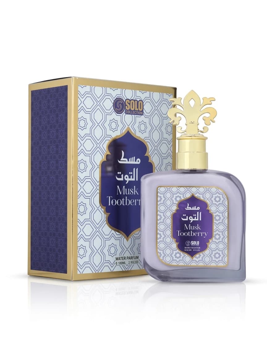 Solo Collection Musk Berry retail box and bottle