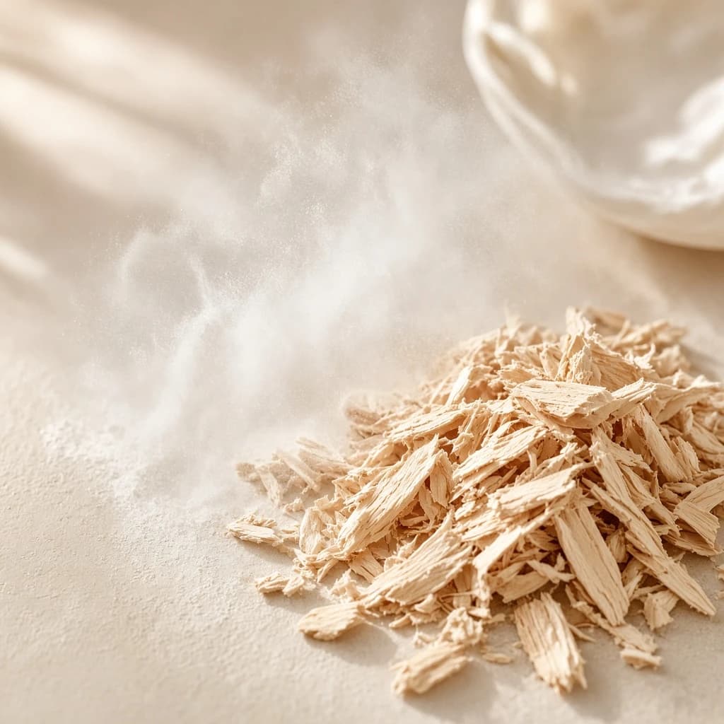 Base notes: white musk, woody notes