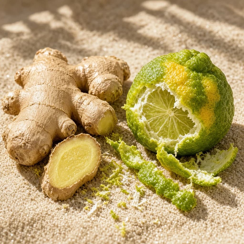 Opening notes — ginger and bergamot