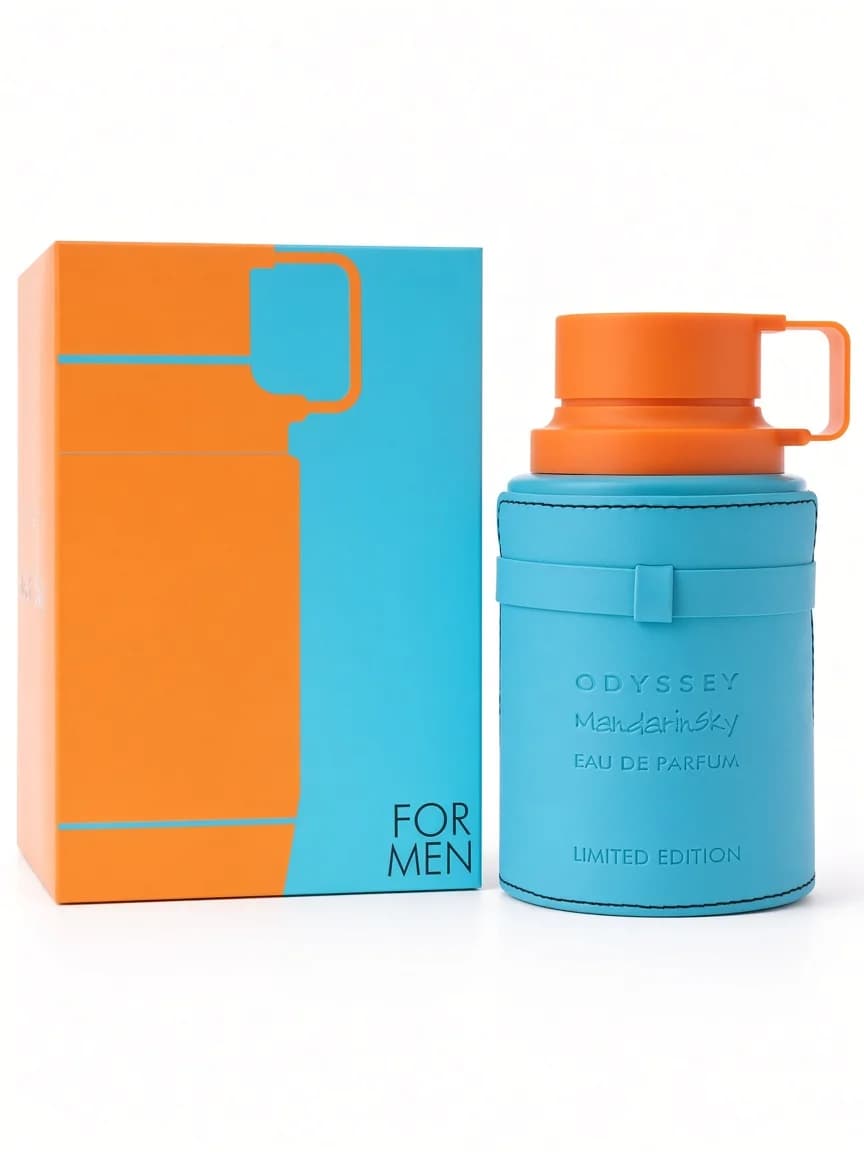 Odyssey Mandarin Sky bottle with retail box