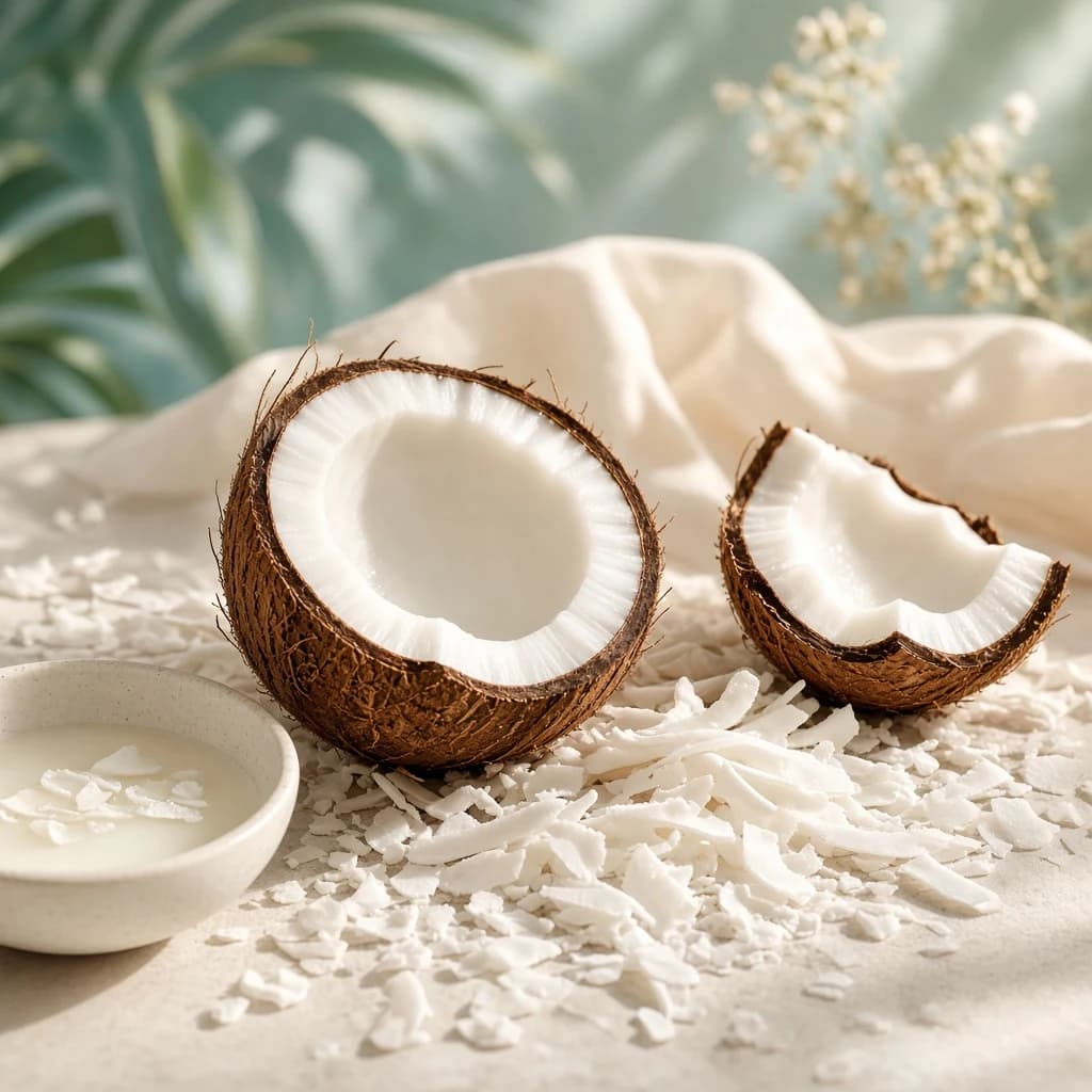 Heart notes composition — coconut