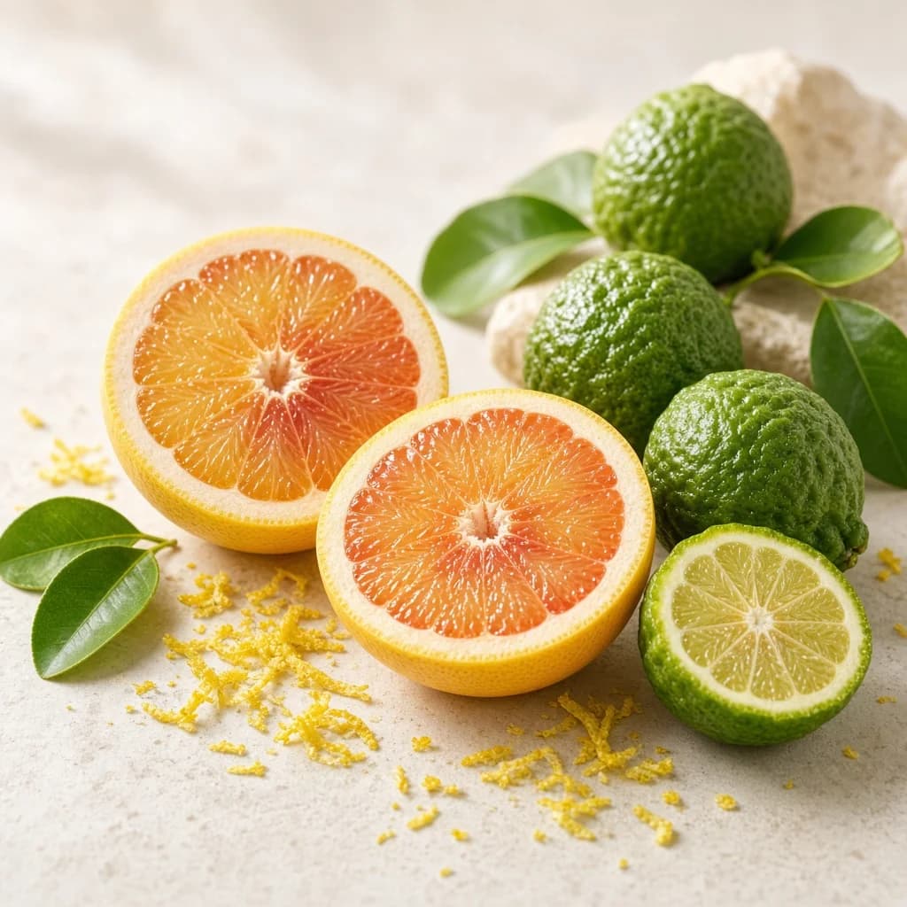 Opening notes composition — grapefruit, bergamot