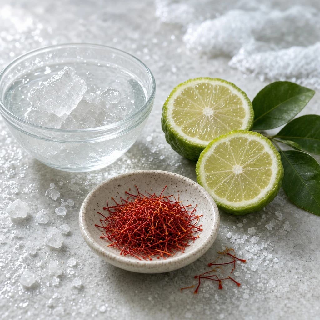 Opening notes — sea notes, bergamot, saffron