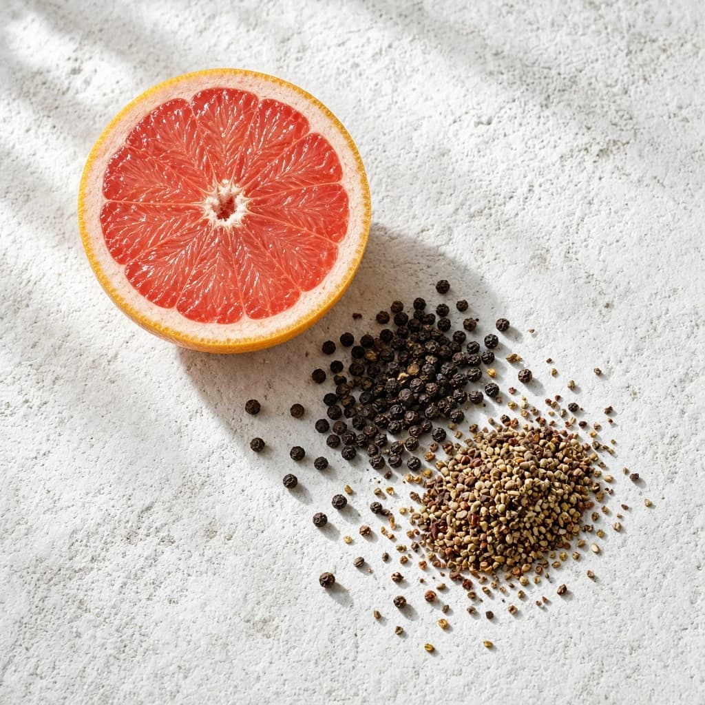 Opening notes: grapefruit and spices