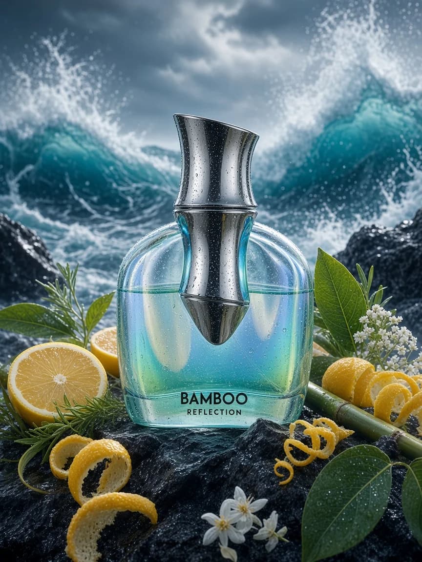Bamboo Reflection campaign — primary wear-vibe cinematic still
