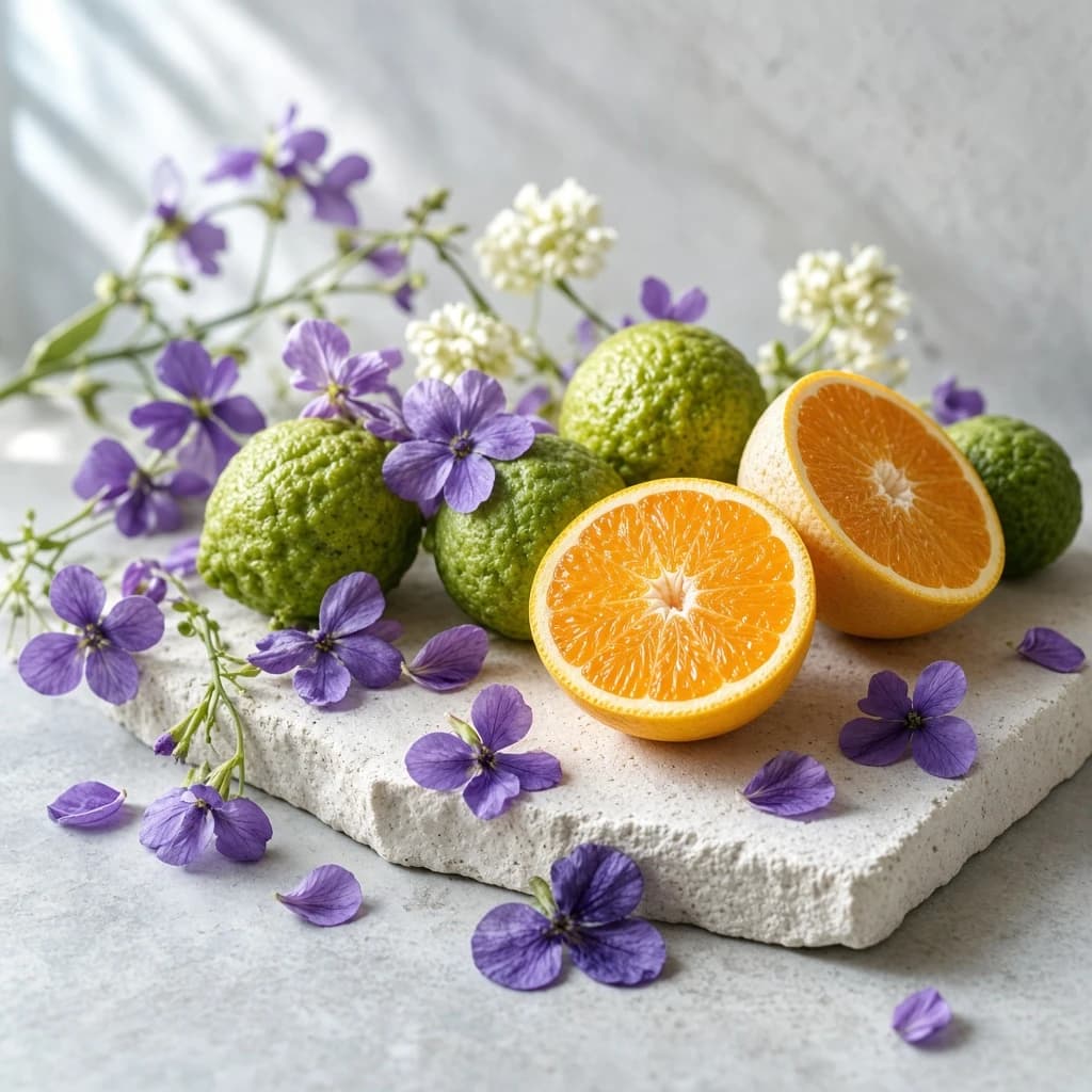 Opening notes: violet, orange, bergamot