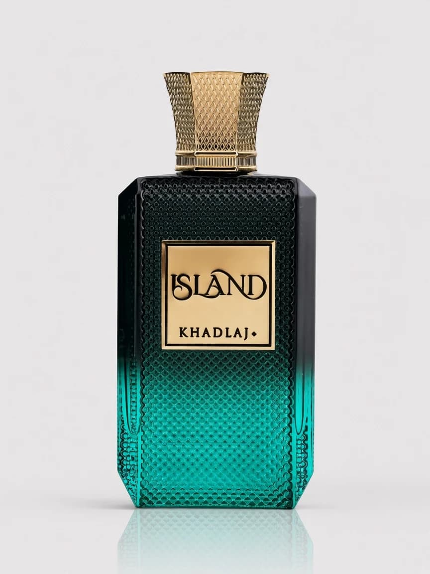 Khadlaj Island bottle — studio hero