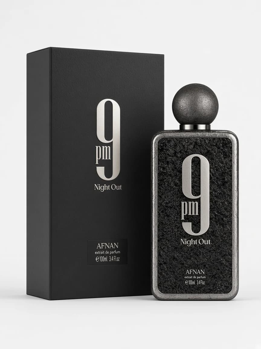 9 PM Night Out bottle with official retail box