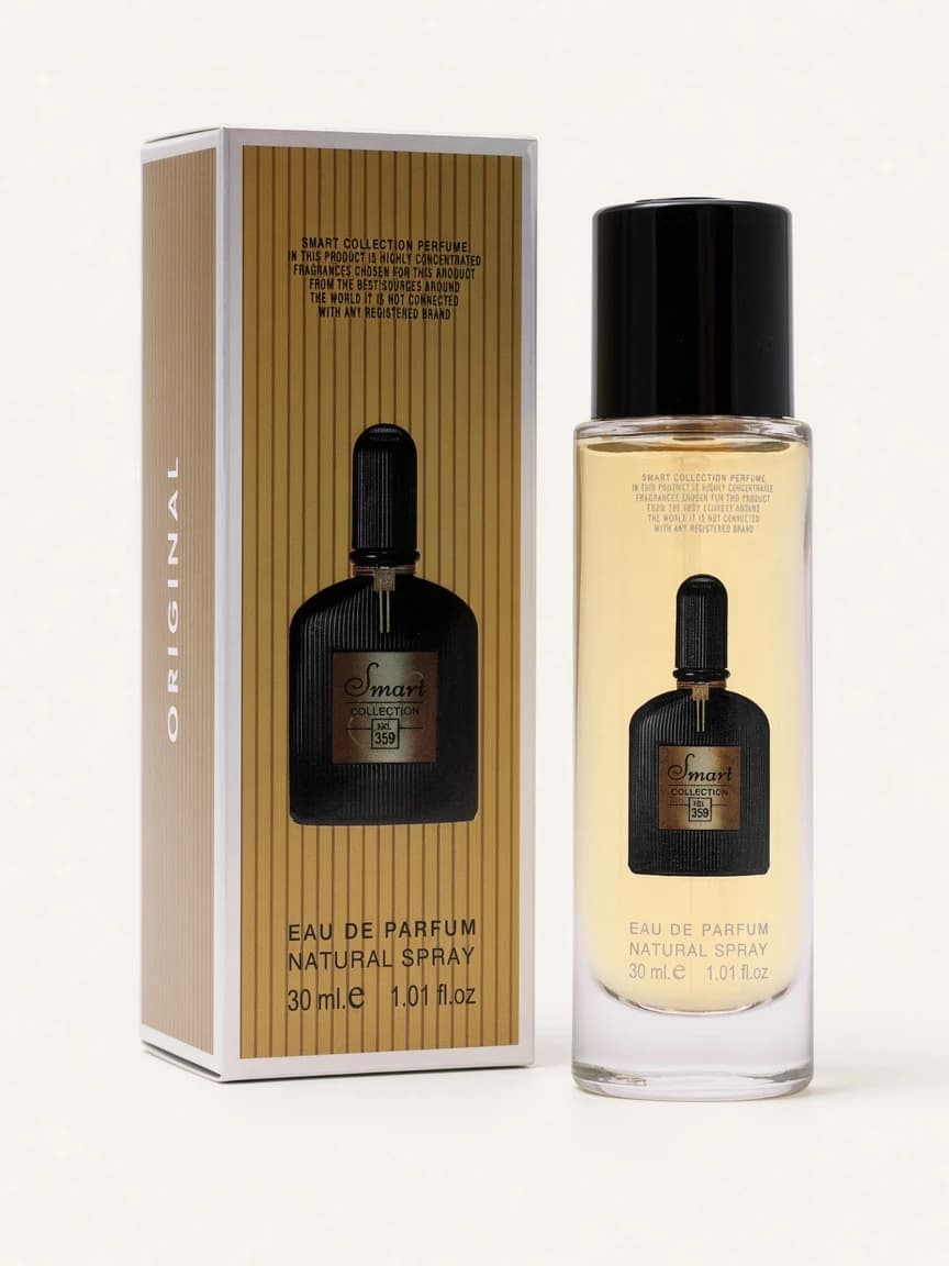 Smart Black Orchid 359 retail box and bottle