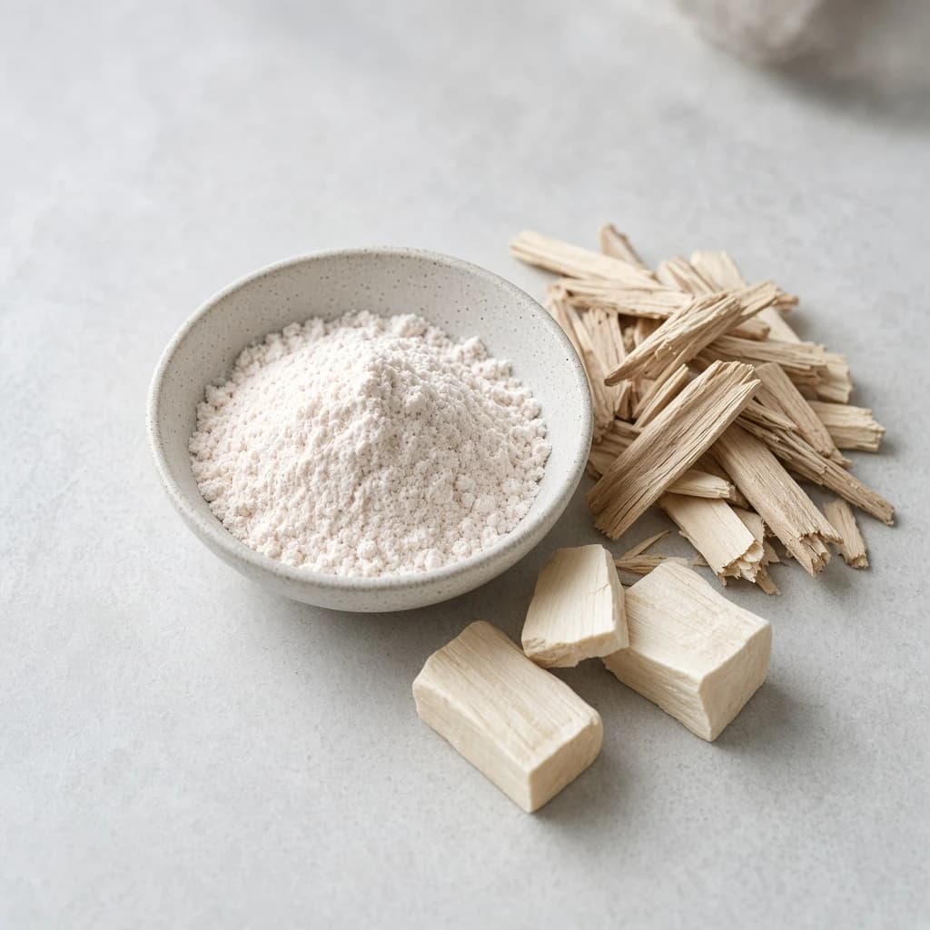 Dry-down notes — musk, woodsy notes, sandalwood