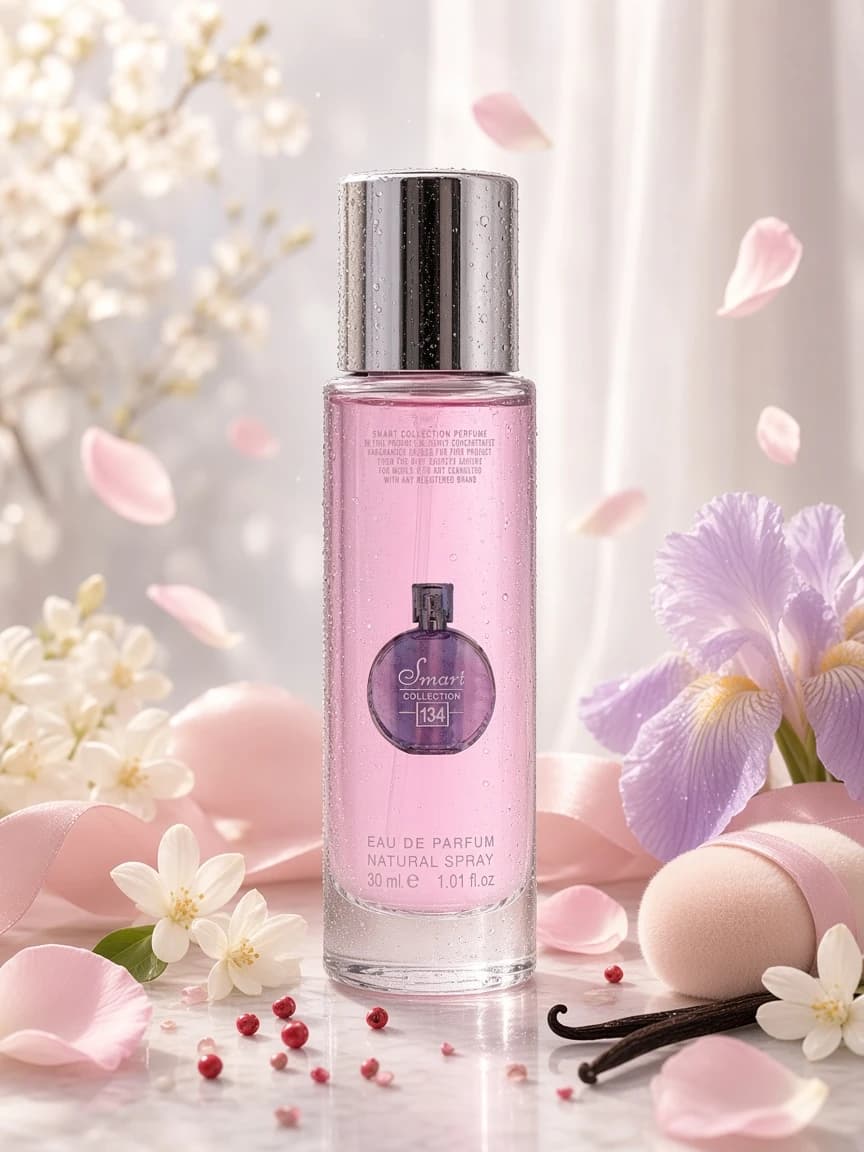 Smart Chanel Chance 134 campaign — soft pink floral daytime wear vibe