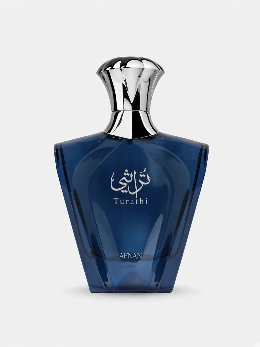 Turathi Blue bottle — studio hero