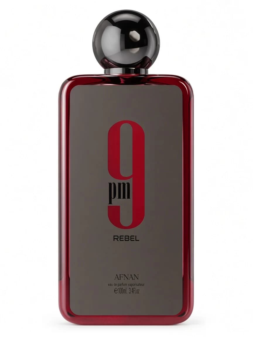9 PM Rebel by Afnan — studio bottle hero