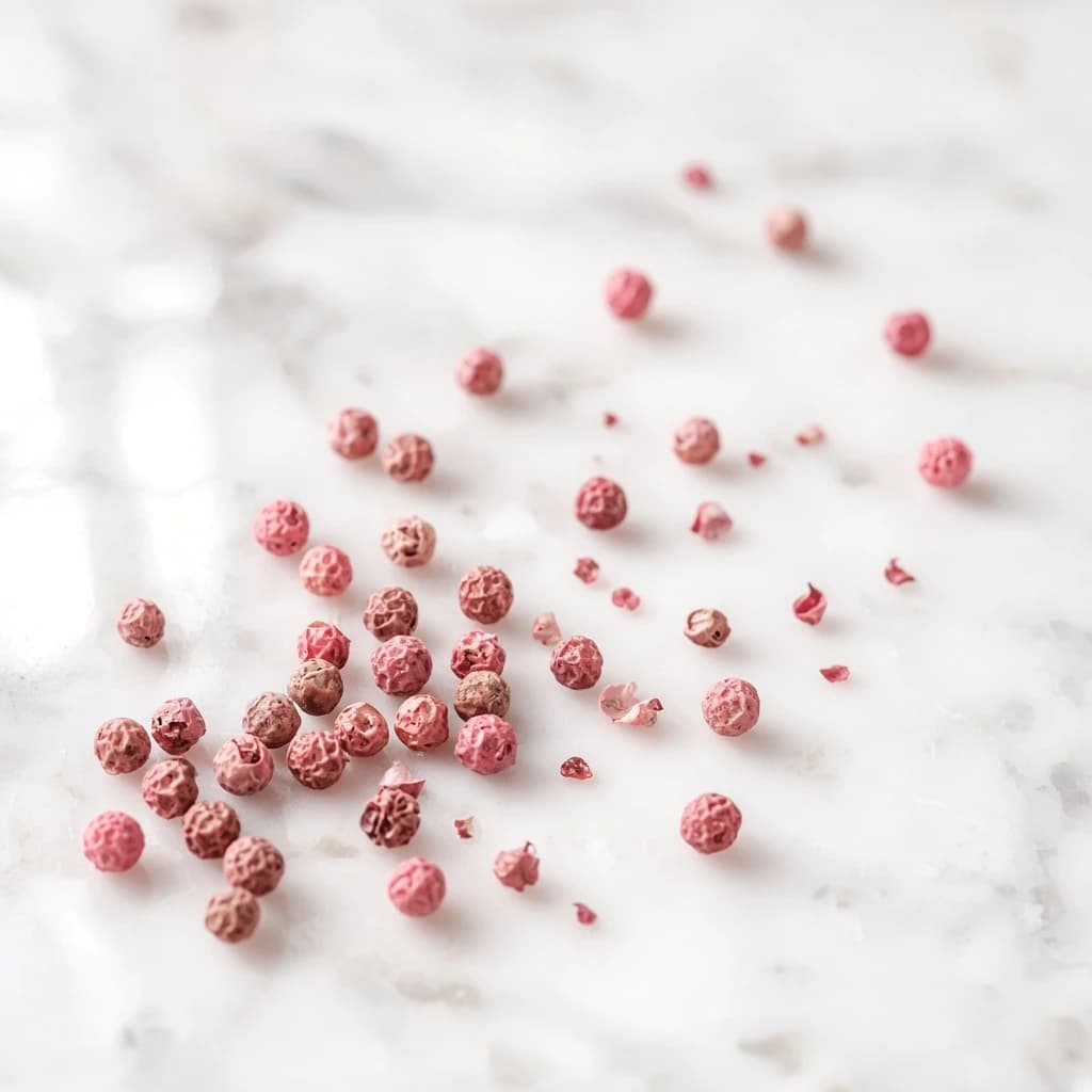 Opening notes: pink pepper