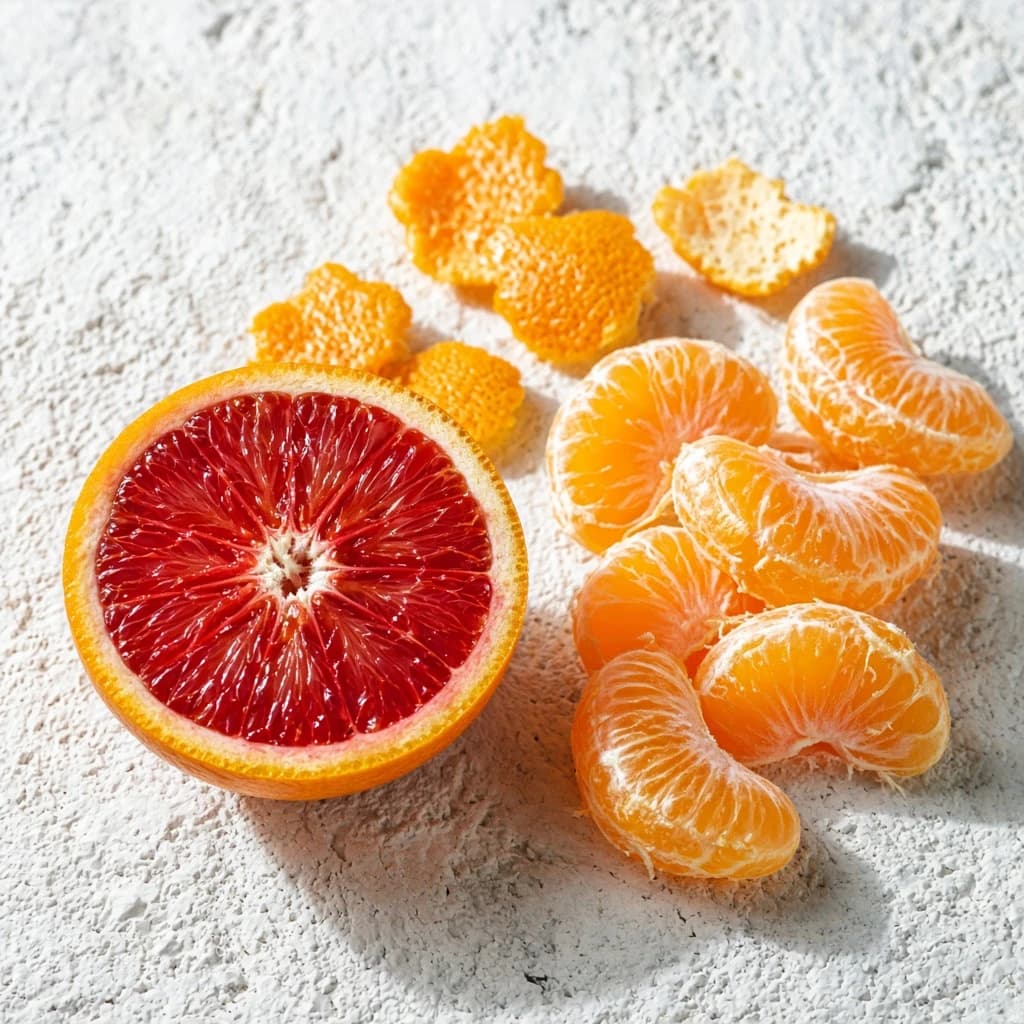 Opening notes: blood orange and mandarin