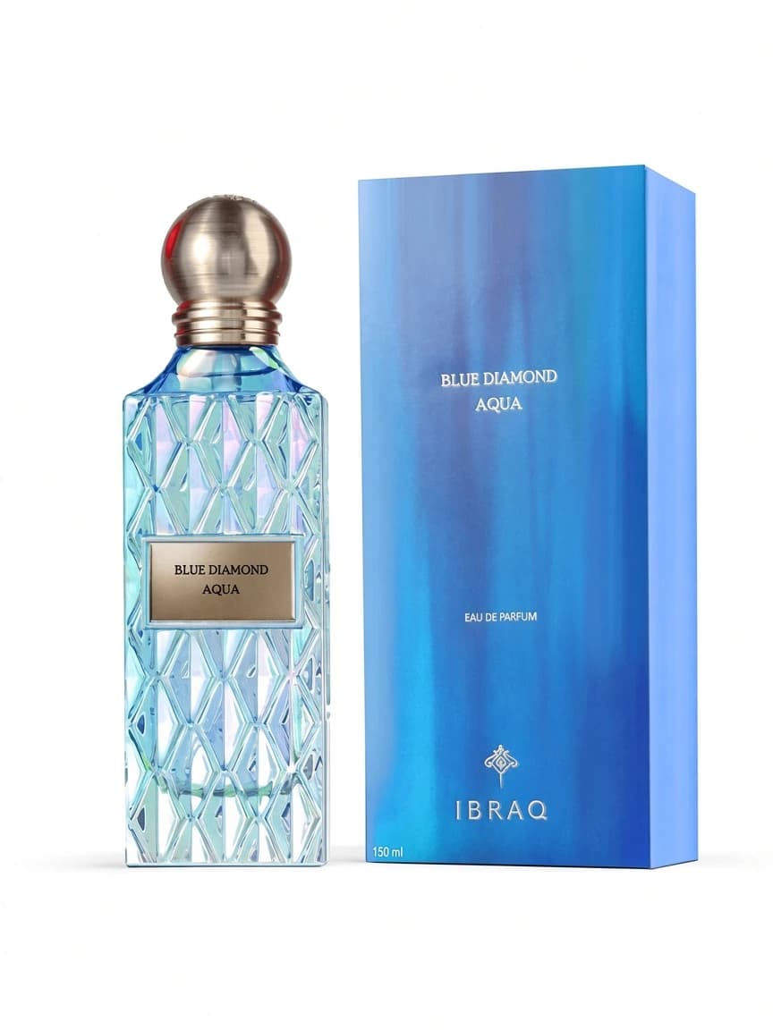 Blue Diamond Aqua bottle with official retail box