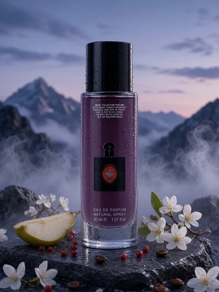 Smart Black Opium 393 — night coffee-vanilla campaign