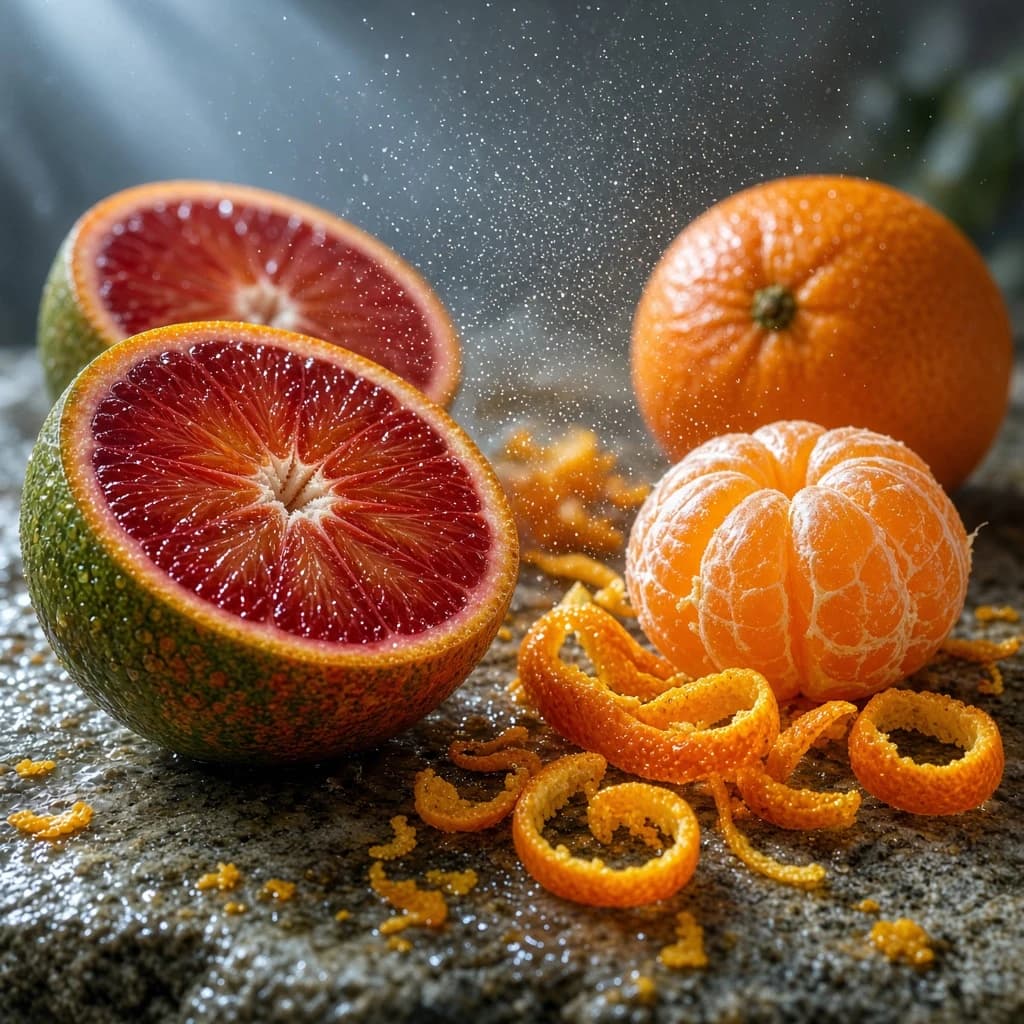 Opening notes: blood orange, mandarin
