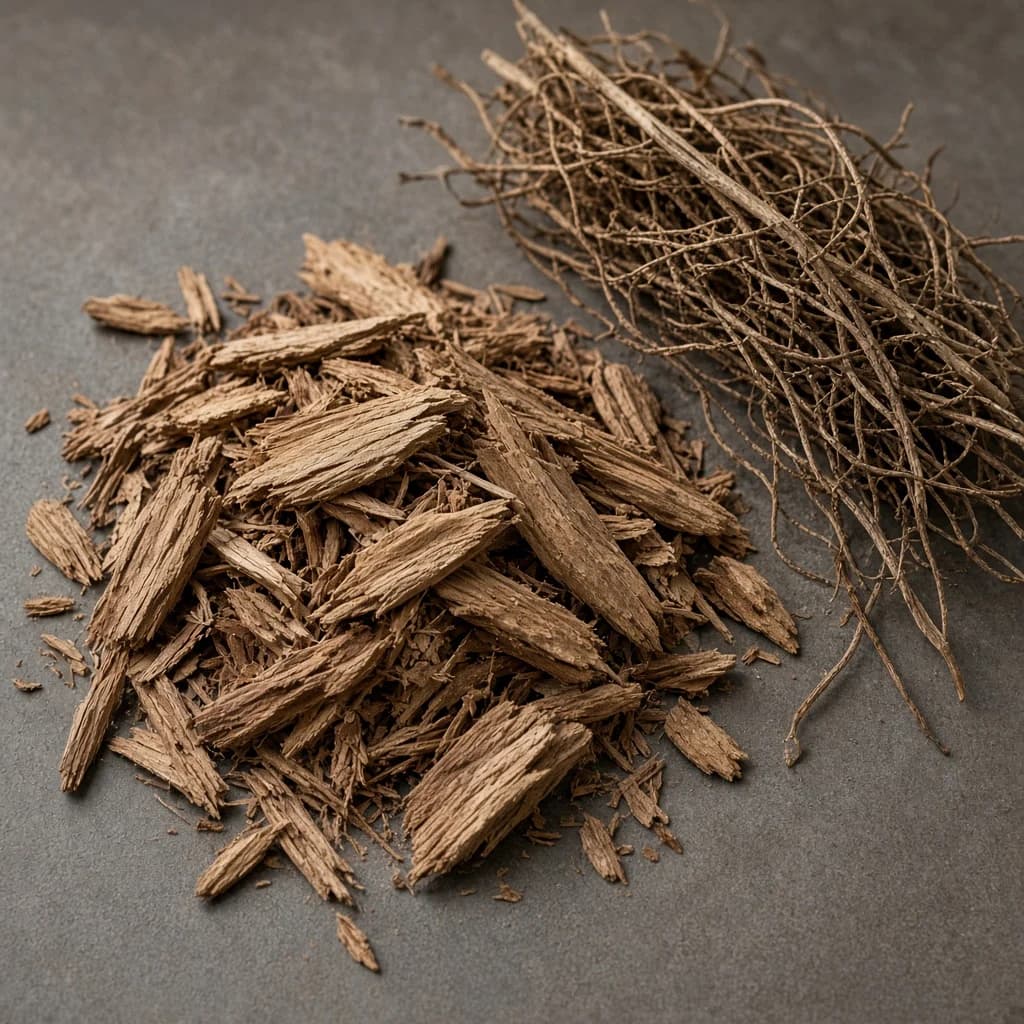 Dry-down notes composition — Virginia cedar and vetiver