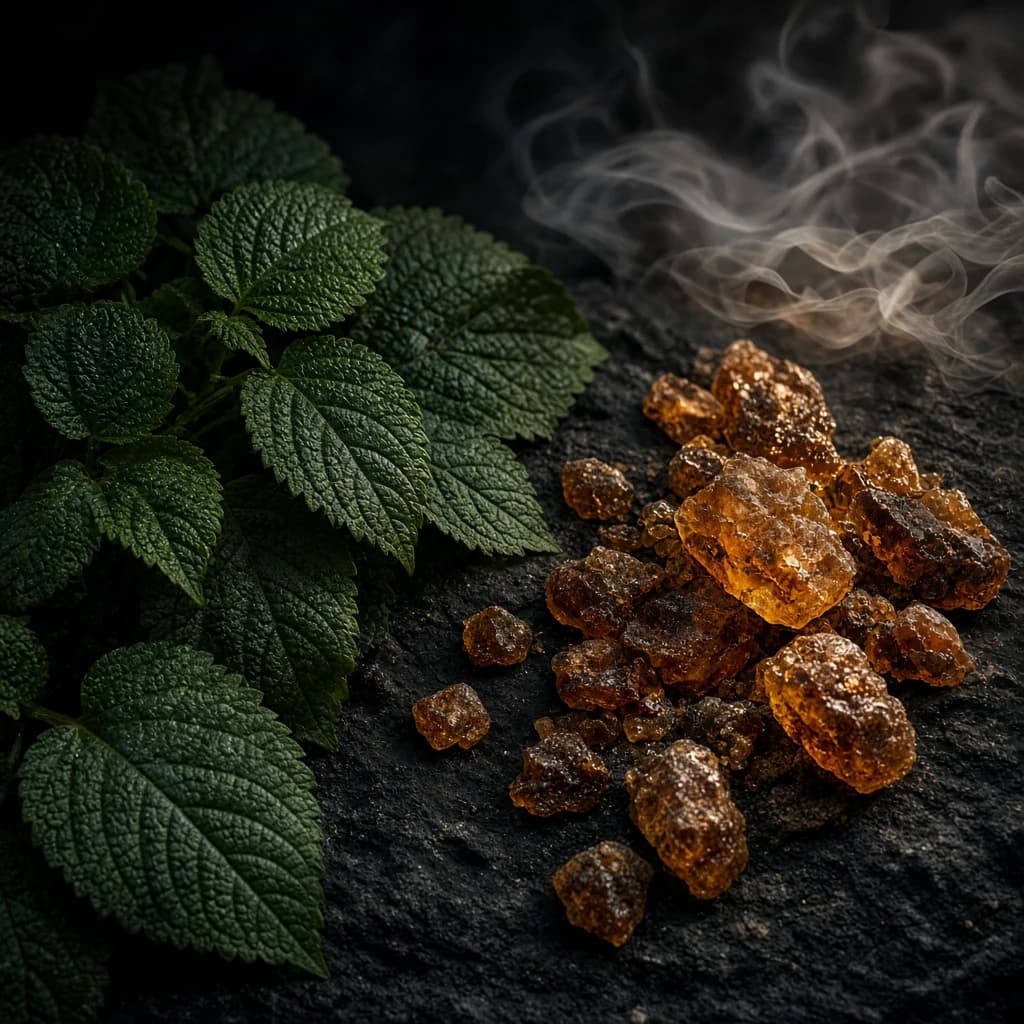 Dry-down notes — Indonesian patchouli leaf, Ambrofix