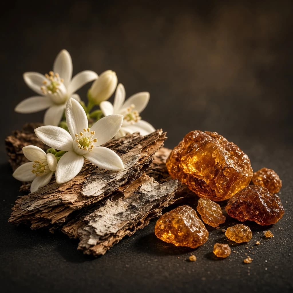 Heart notes — orange blossom, birch, amber