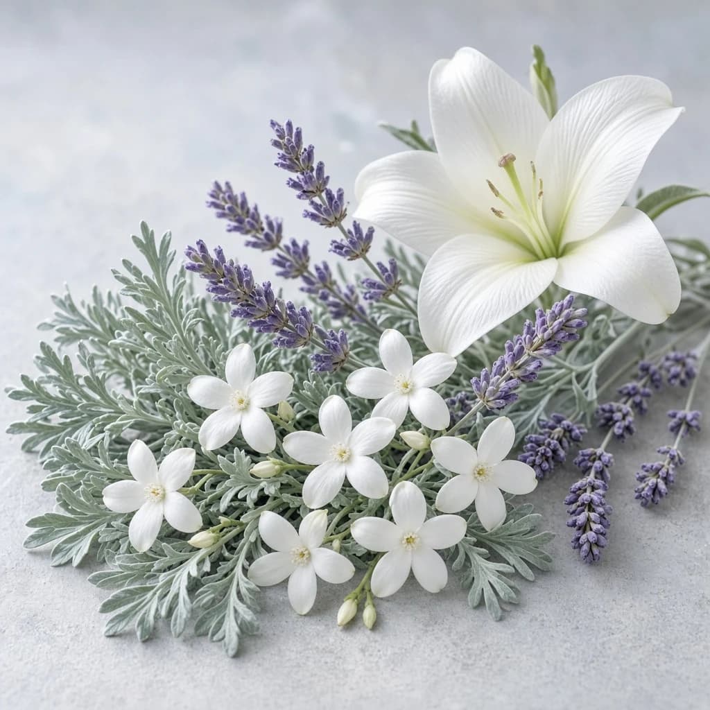 Heart notes — jasmine, lily, lavender, artemisia