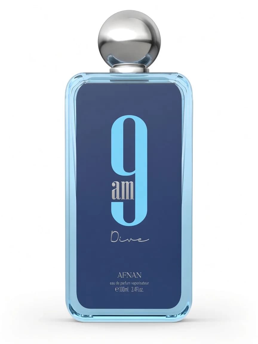 9 AM Dive by Afnan — studio bottle hero