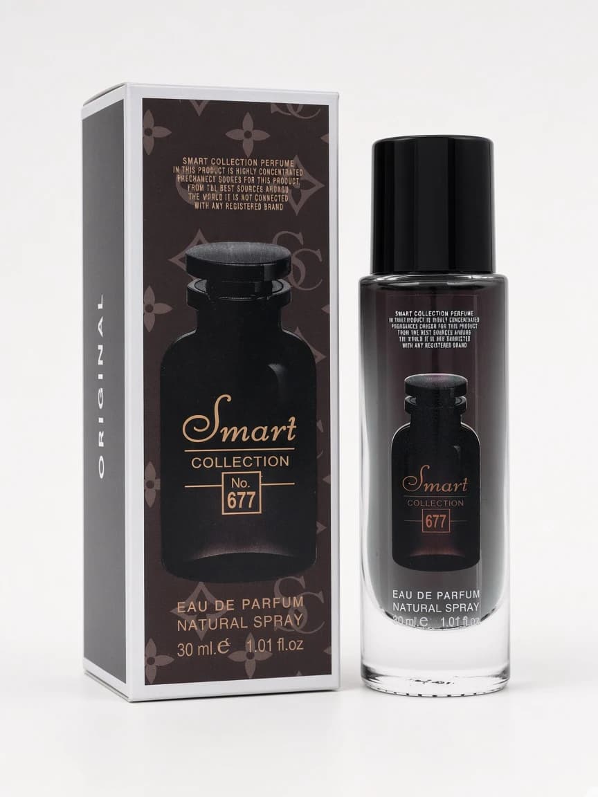Smart Amber Nomade 677 retail box and bottle